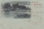 01 Gruss aus Hanekenfähr Wasserfall (1898)