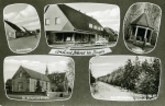 28 Gruß aus Lohne, Kr. Lingen - Dorfstraße, Geschäftshaus G. Schnieders, Ehrenmal, St. Antonius-Kirche, Am Mühlenberg