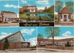 39 Gruß aus Lohne - Kreissparkasse, Ferienpension B. Bickers, Ehrenmal, Kirche, Schule