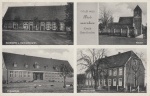01 Gruß aus Wietmarschen, Gaststätte u. Gemischtwaren, Kirche, Voksschule, Matthias-Stift